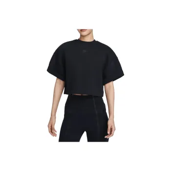 Nike Sportswear Tech Fleece Drop Shoulder Sleeve T Shirt Women's Black