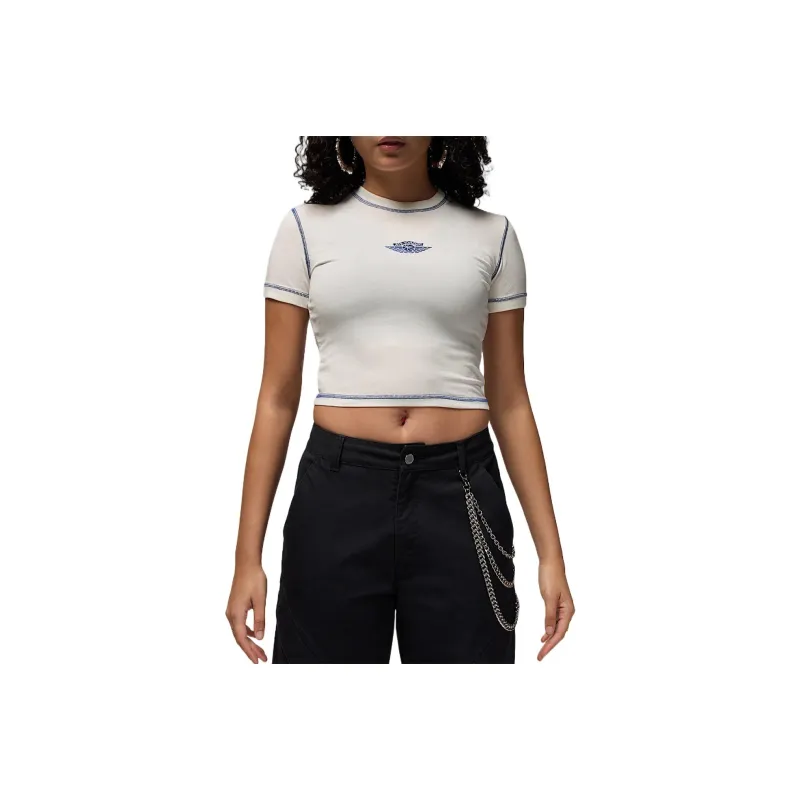 Jordan Rare Air Women's Cropped Short Sleeve T Shirt-0