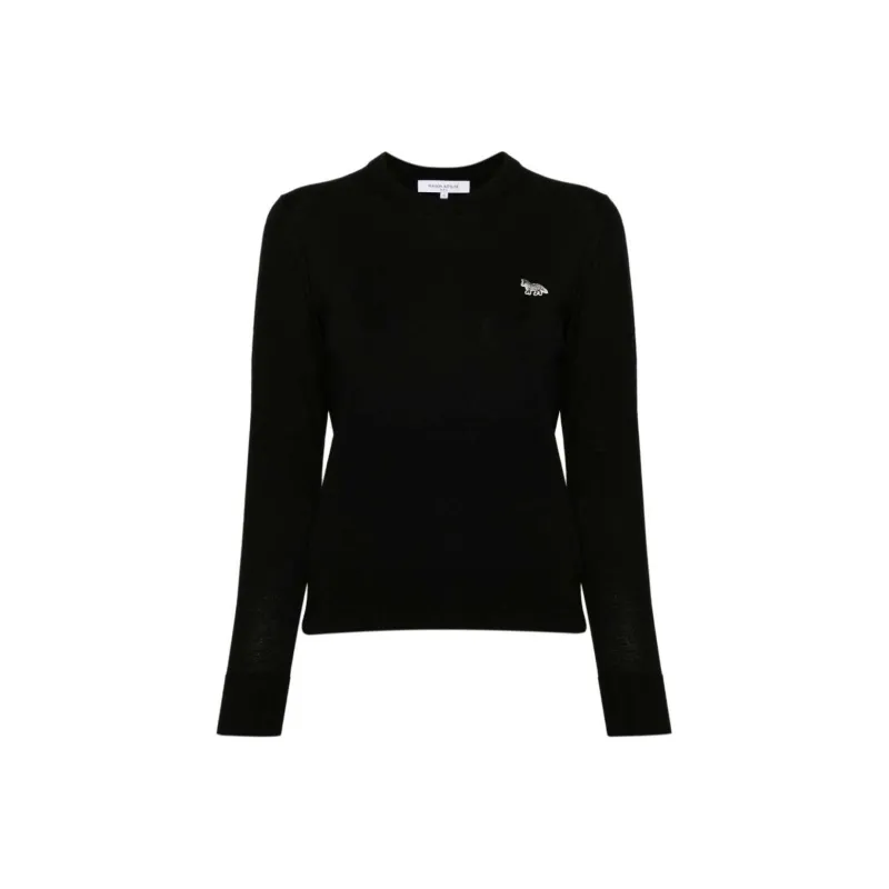 Maison Kitsune Baby Fox patch Sweater-0