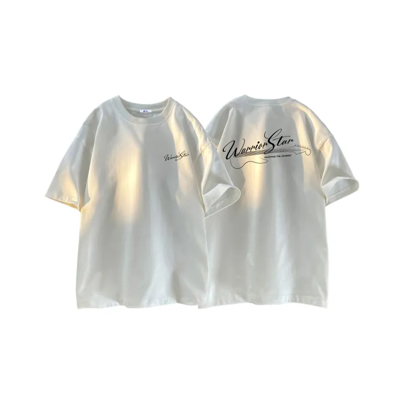 Warrior Huichao Cloud Sail Collection Drop Shoulder Sleeve T Shirt Unisex-6