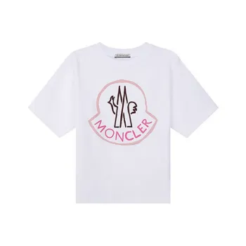 Moncler Logo Printed Crewneck T Shirt