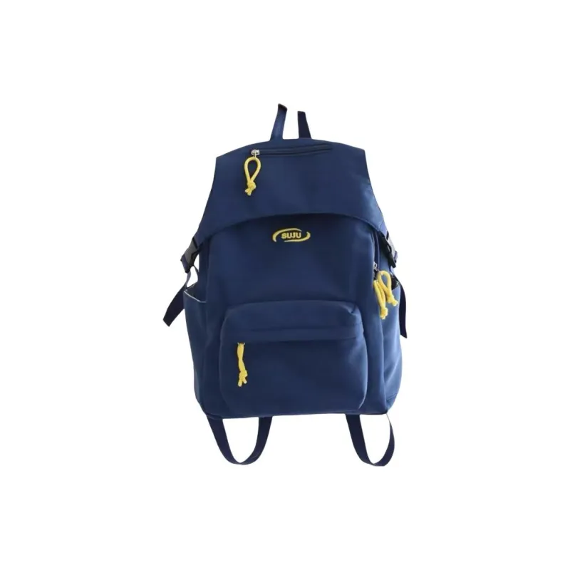 ZOGA Nylon Backpack Unisex Black/White/Red/Blue-8