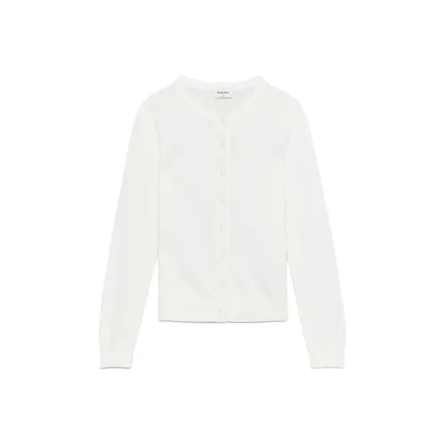 ARITZIA Sunday Best Biscotti Cardigan Sweater Women's White/White