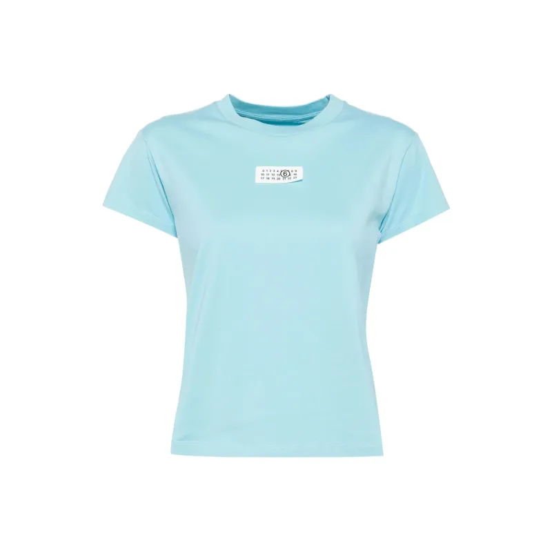 MM6 Maison Margiela Logo Patch T shirt-0