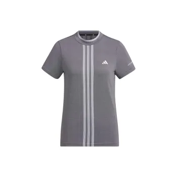 Adidas Primeknit Seamless Mock Shirt T Shirt Women's Gray
