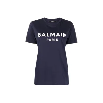BALMAIN T-Shirts Women's Blue