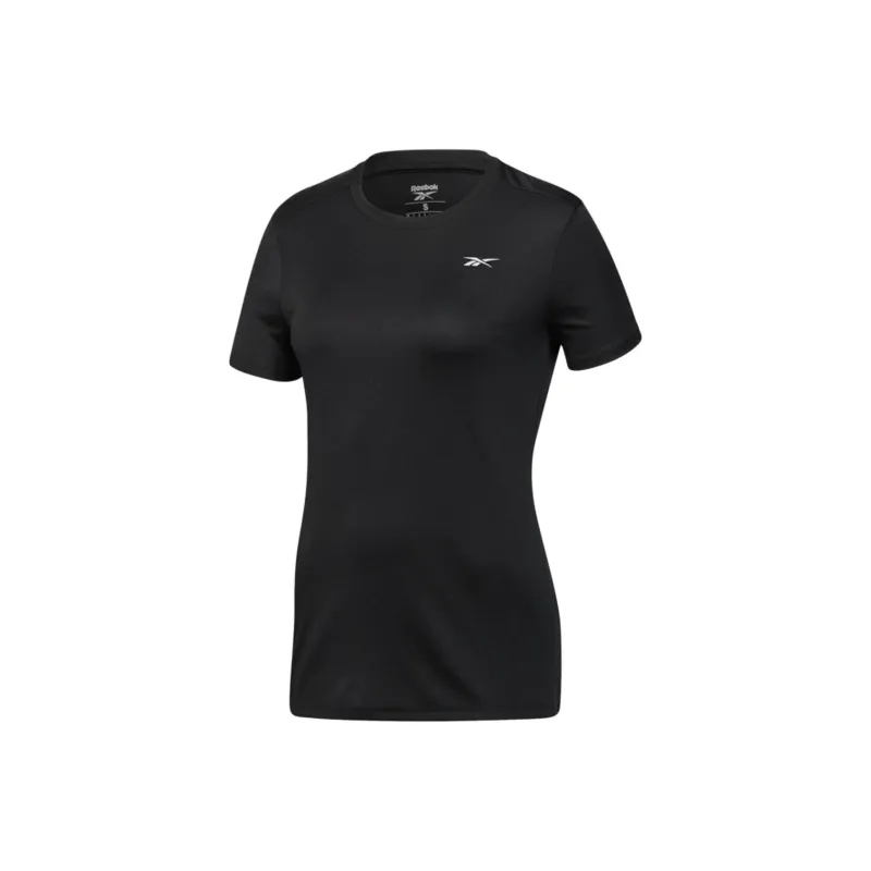 Reebok Re Basic Ss Tee T-Shirt Women's Black-0