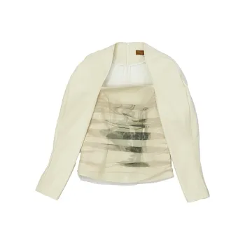D. MARTINA QUEEN SS22 Long-Sleeved T-Shirt Women's Apricot
