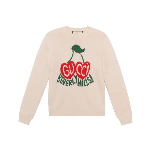 GUCCI Cherries Logo Intarsia Jumper