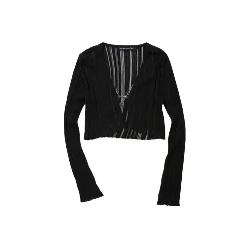 ANDERSSON BELL Crop Tops Women's Black