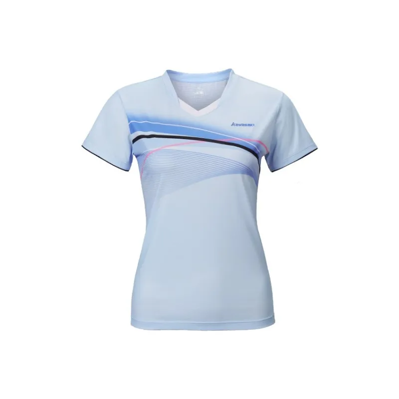 Kawasaki Badminton Clothing Women's Light Blue/navy-0