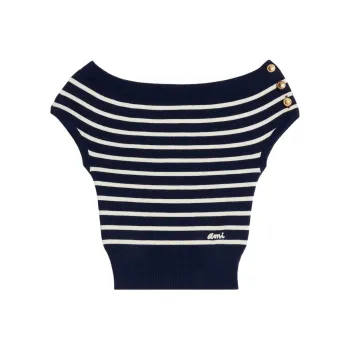 AMIPARIS Sailor Top 'Blue/White'