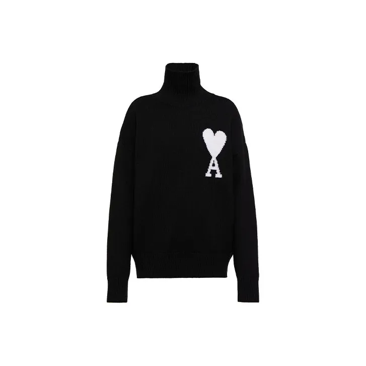 AMIPARIS FW21 Loose Fit Sweater Women's Black-0