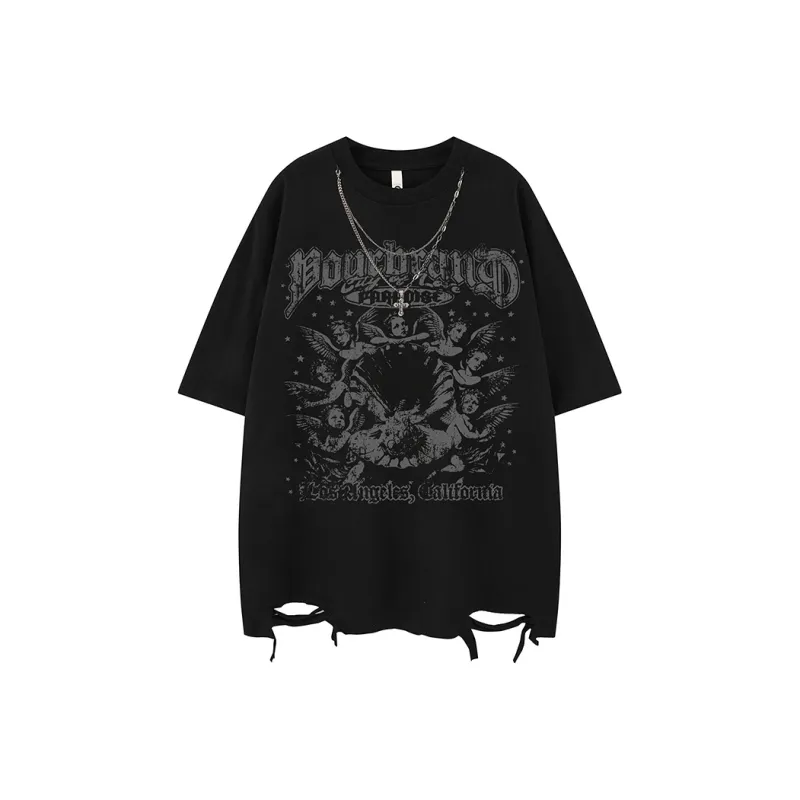 BEAR UNION Drop Shoulder Sleeve T Shirt Unisex-0