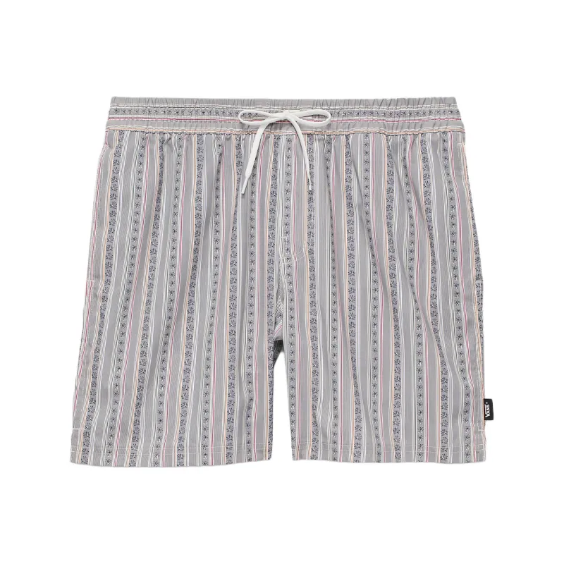 Vans Primary Stripe Elastic 17'' Boardshorts Casual Shorts Men's Gray-0