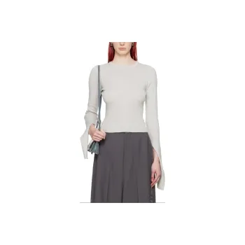 MM6 Maison Margiela Sweater Women's Light Gray