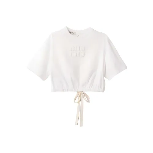 MIU MIU T-Shirts Women's White