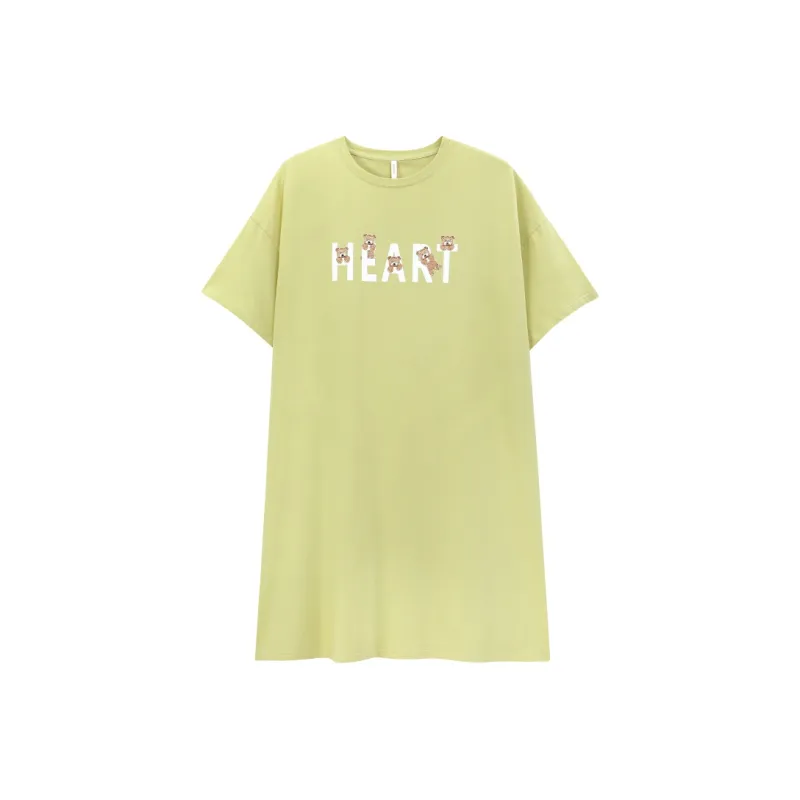 Nodos Shield Nightgown Women's Mustard Yellow-0