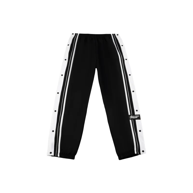 LARA STAR Athletic Trousers Unisex Black-0