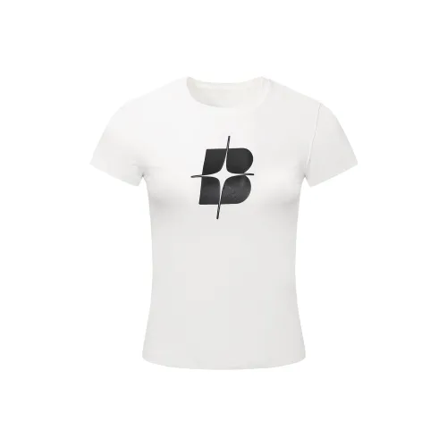 BIPOLAR Drop Shoulder Sleeve Short Sleeved T Laufschuhe Women's