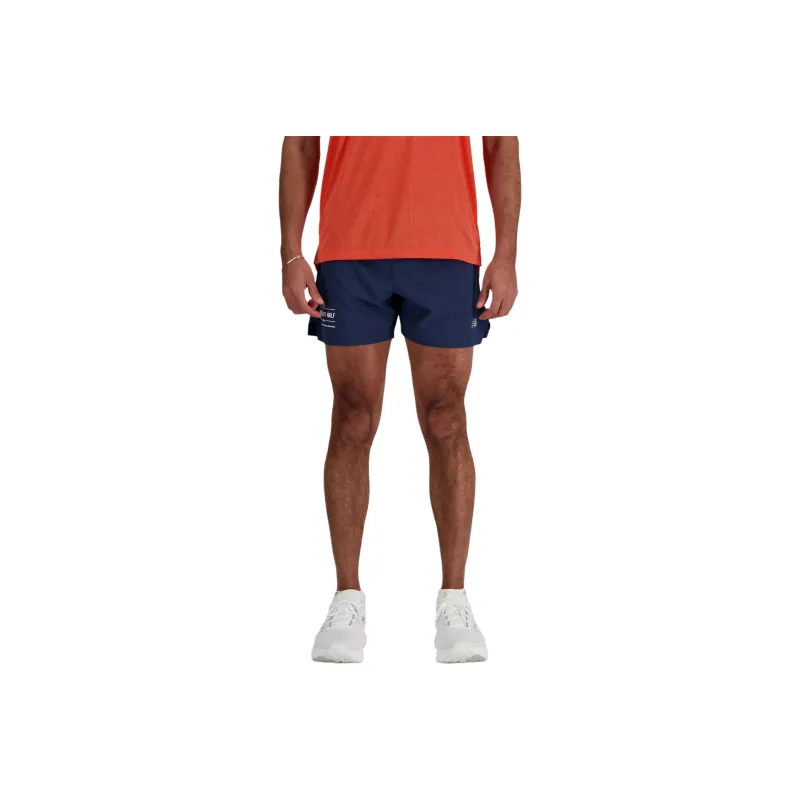 New Balance RBC Brooklyn Half RC Short 5' Casual Shorts Men's Marine Blue-0