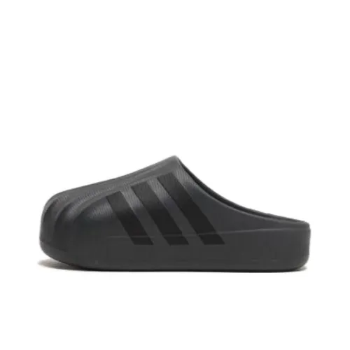 Adidas Originals AdiFOM SUPERSTAR MULE Abrasion Resistant Slip Resistant pares de calcetines altos unisex adidas Cush Crw 6Pp DZ9354 Negro Unisex Black