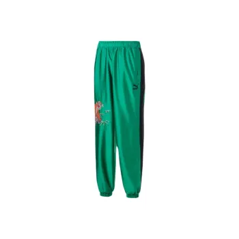 PUMA Casual Pants Unisex Pepper Green-Black