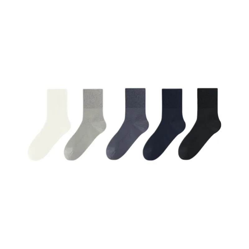 LUYOUYE Mid Calf Socks Men's 5 Pack-5