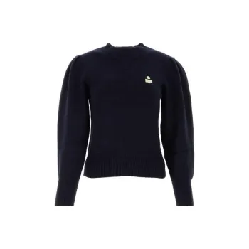 ISABEL MARANT ETOILE Kelaya Logo Embroidered Crewneck Jumper