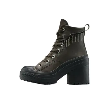 Converse Chunky Heel High Heels Unisex Brown