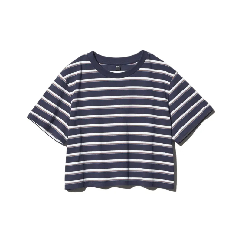 UNIQLO T Shirt Women's Navy Blue-0