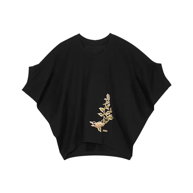 ROSESTUDIOBYGUOPEI Batwing Sleeve T Shirt Women's-6