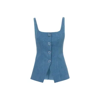 VERONICA BEARD Tank Tops Women's Blue
