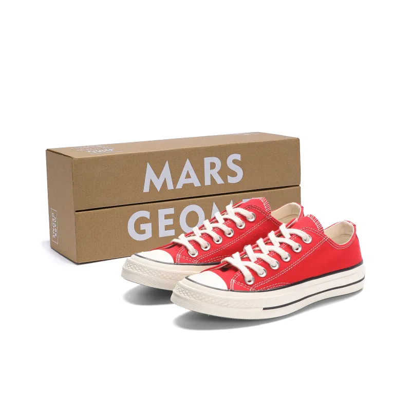 MARS*GEOME Anti Slip Wear Resistant Breathable Lightweight Low Top Canvas Shoes Women's Cherry Blossom Pink-39