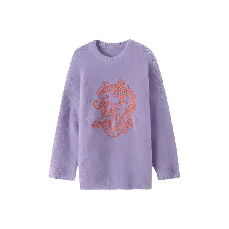 MINNANHUI Sweater Women's Purple-0