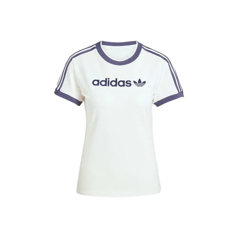 Adidas Originals Linear Logo 3 Stripes Tee-0