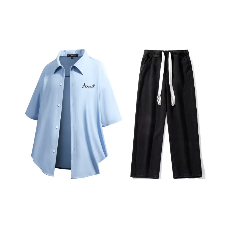 Airwalk Shirt Matching Set Unisex-11