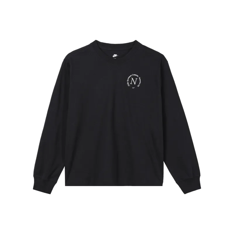 Nike Drop Shoulder Sleeve T-Shirt Women's Black-0