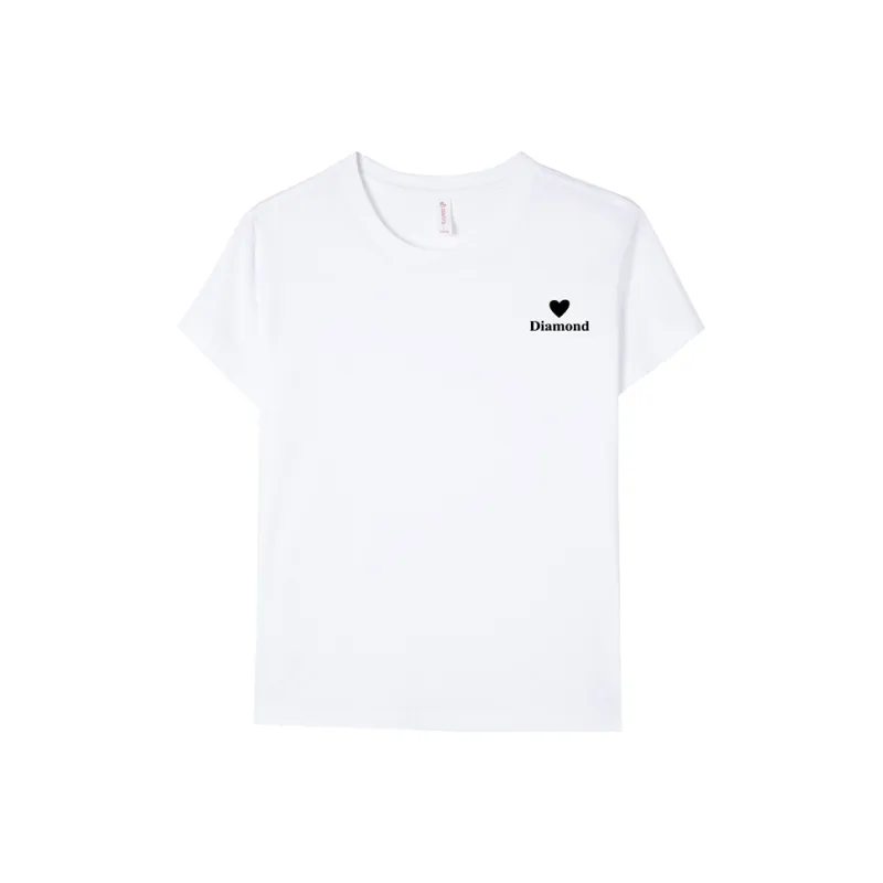 Korean Style T Shirt Unisex White-0