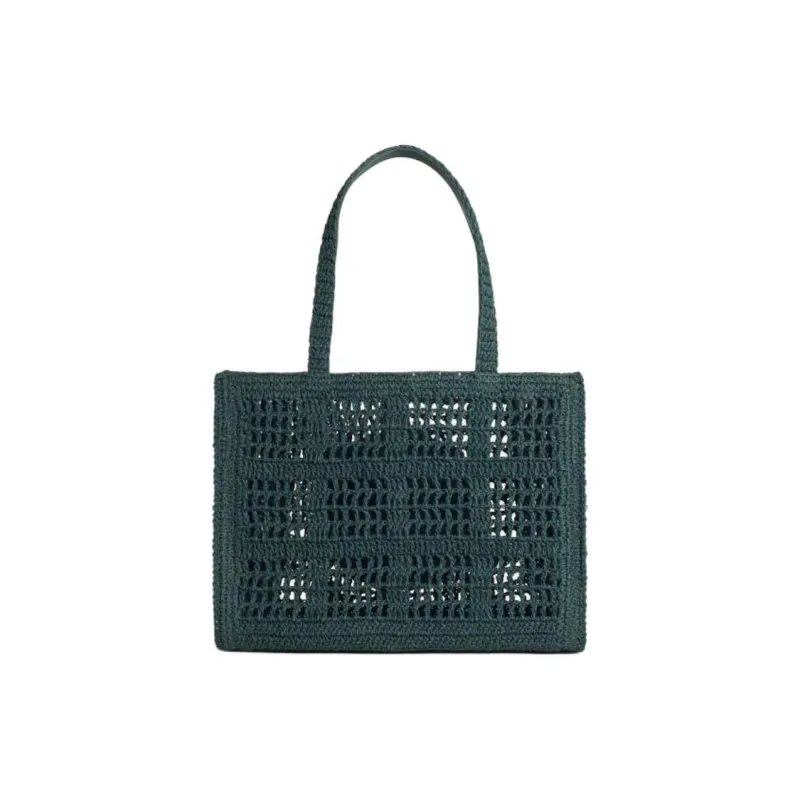 TORY BURCH Ella Cotton Tote Bag, Shopping Bag, Handbag Women's Sky Blue-2