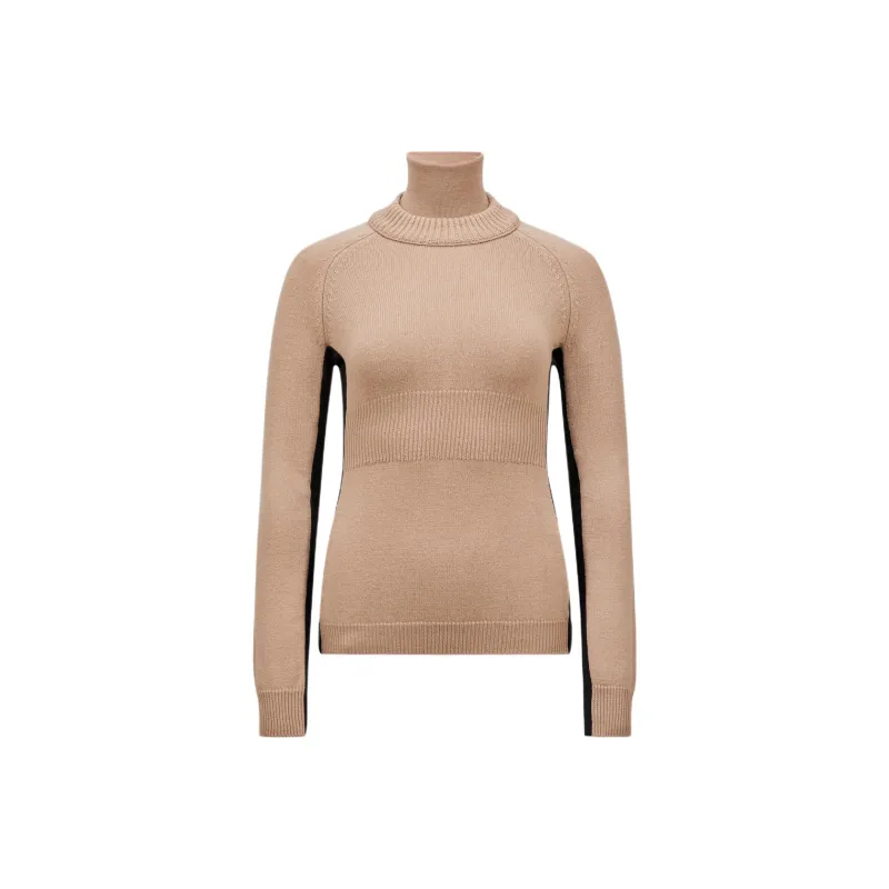Moncler Layered High Neck Knitted Jumper-0