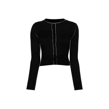 MM6 Maison Margiela SS24 Sweater Women's Black
