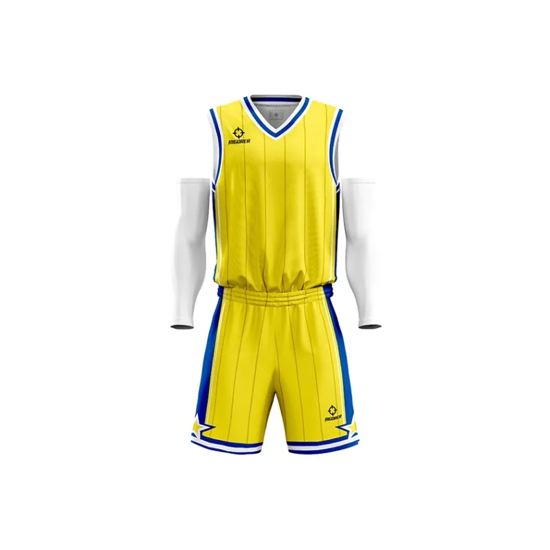 RIGORER Breathable Sweat-Wicking Quick Heat Dissipation Basketball Apparel Basketball Match Set Unisex-9