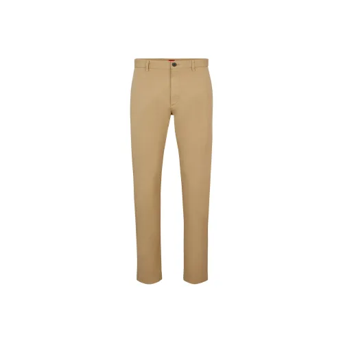 HUGO BOSS FW24 Casual Pants Men's Khaki