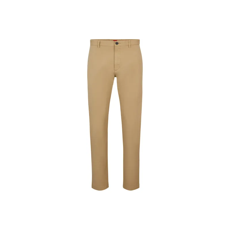 HUGO BOSS FW24 Casual Pants Men's Khaki-0