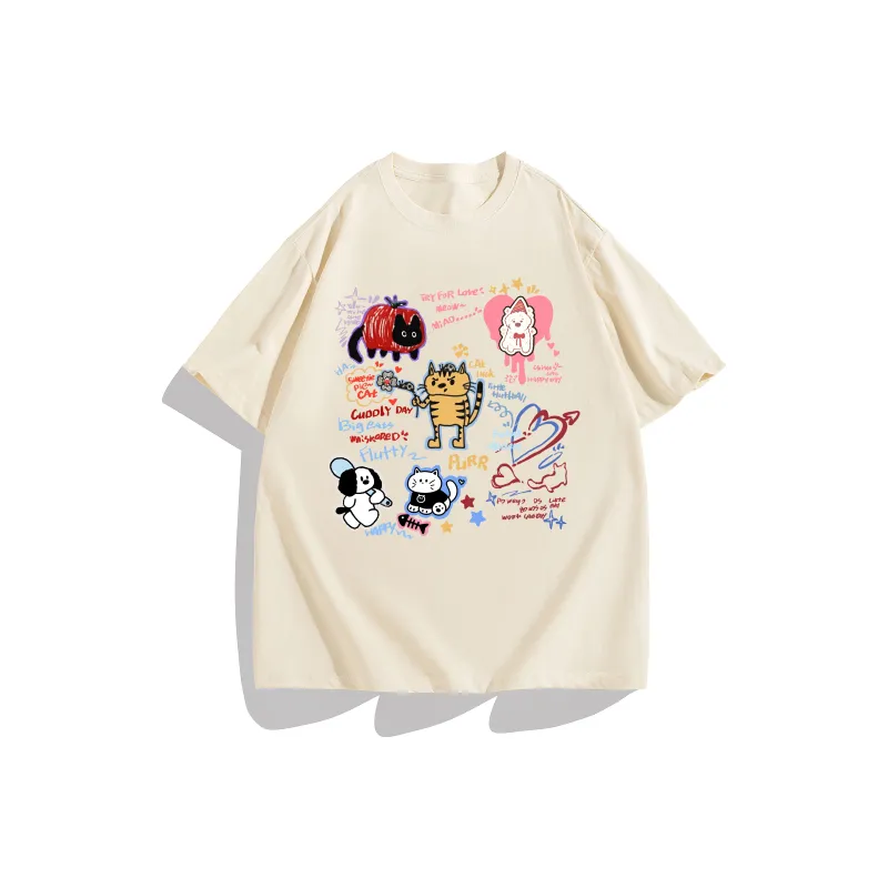 Tryforlove Drop Shoulder Sleeve T Shirt Unisex-6