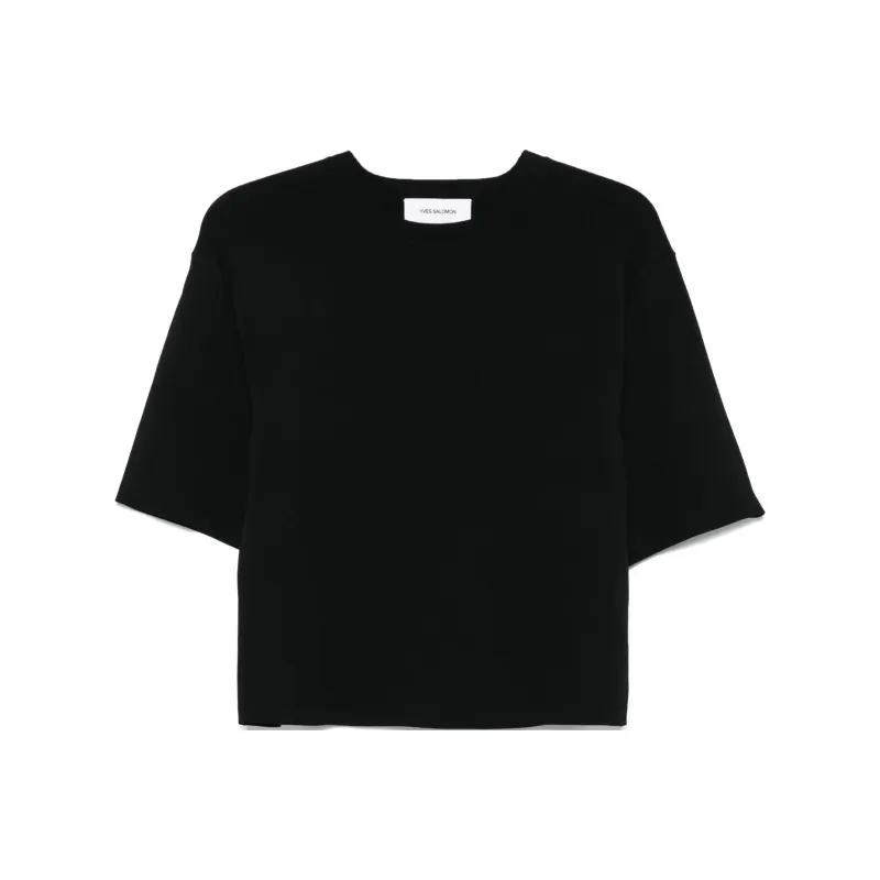 Yves Salomon Cropped T shirt-0