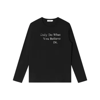 CLIMAX VISION Drop Shoulder Sleeve T Shirt Women's Classic Black