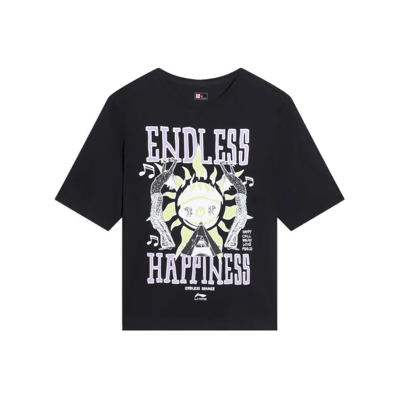 LiNing T Shirts Women's Black-0