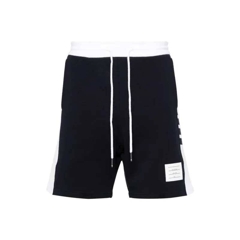 THOM BROWNE Mid rise Track Shorts-0